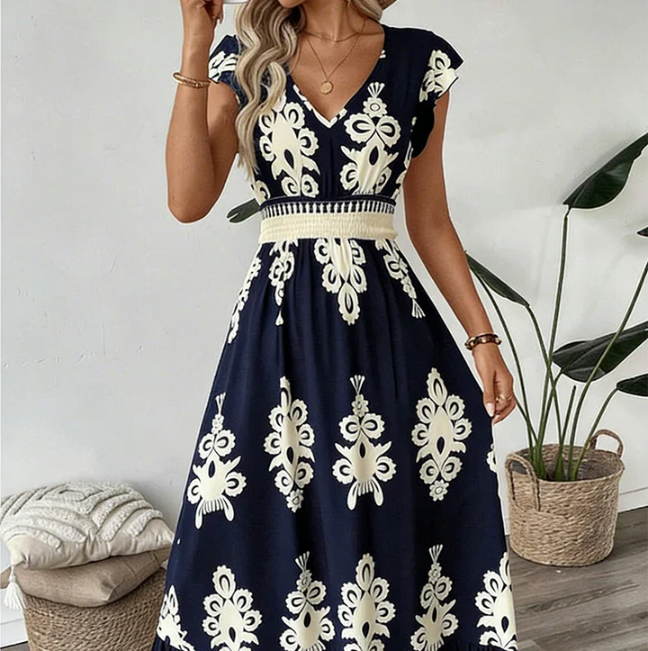 Baroque Maxi Dress