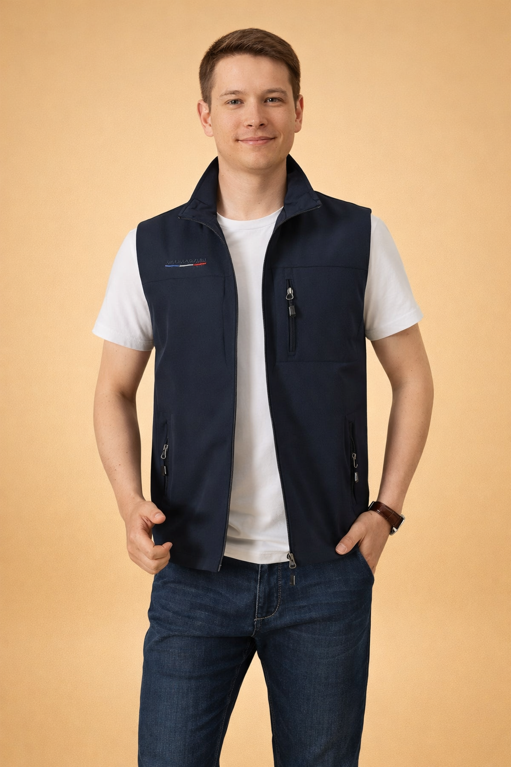 Ethan Dubois | Lightweight Quilted Bodywarmer Vest For Men