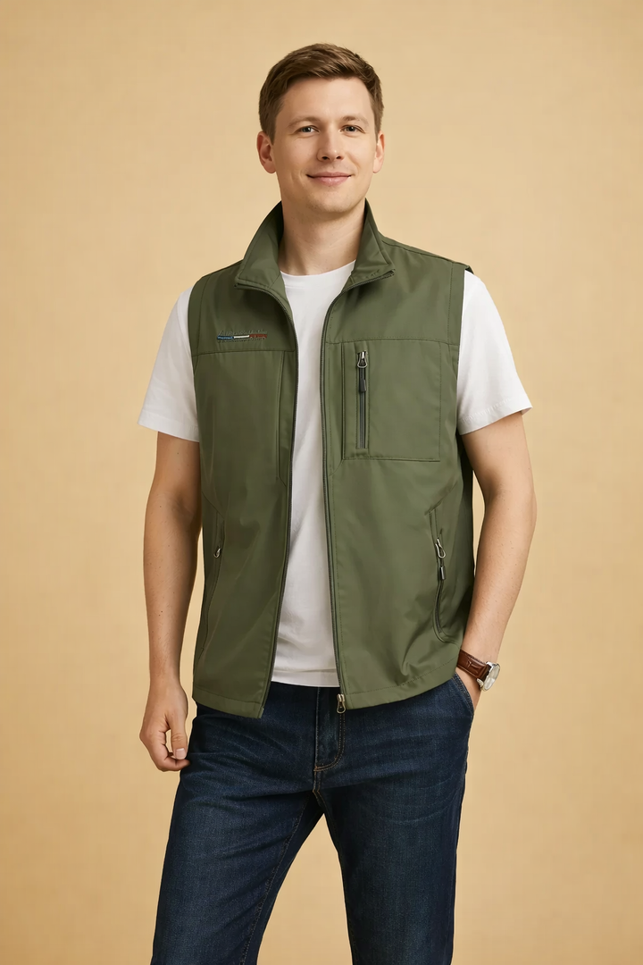 Ethan Dubois | Lightweight Quilted Bodywarmer Vest For Men