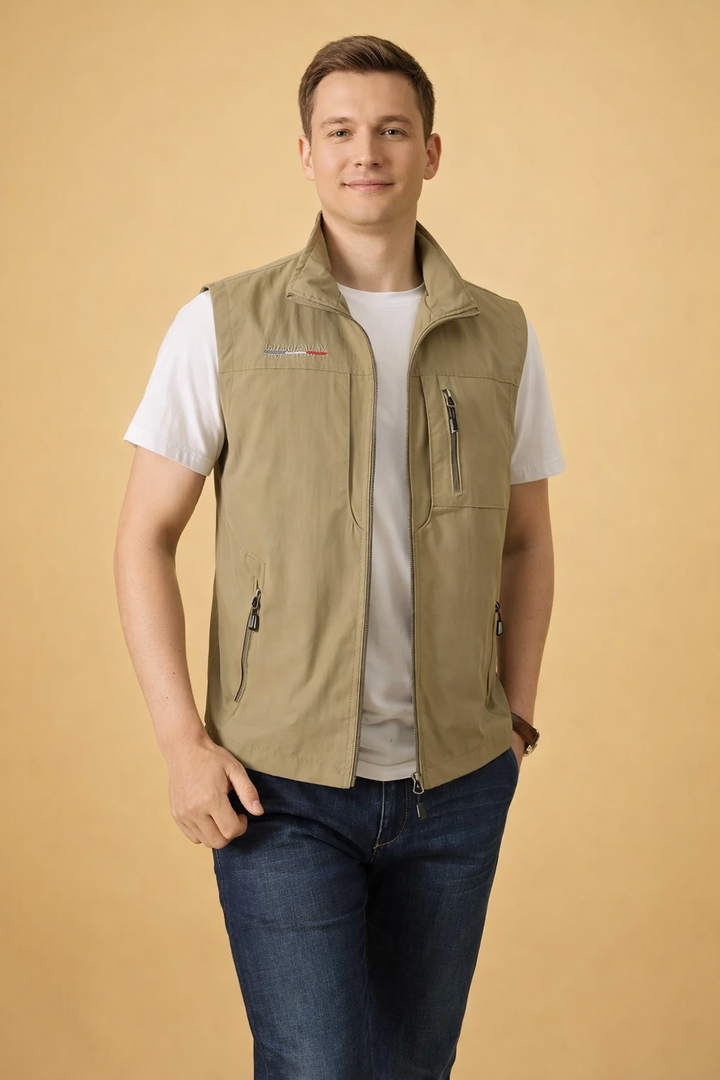 Ethan Dubois | Lightweight Quilted Bodywarmer Vest For Men